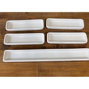 Pampered Chef Classic White Serving Set